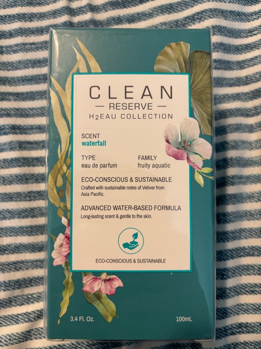 CLEAN RESERVE H2EAU Waterfall Eau de Parfum NEW IN SEALED BOX